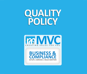 MVC Manoj Vatsal & Co. Quality Policy